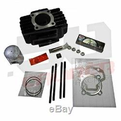 Yamaha PW50 QT50 60cc Big Bore Top End Cylinder Kit Piston Ring Gaskets Studs