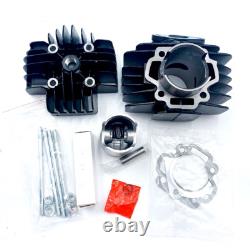 Yamaha Pw50 60cc Big Bore Kit Set Cylinder Piston Gasket Head Top End 1981-2009