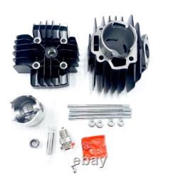 Yamaha Pw50 60cc Big Bore Kit Set Cylinder Piston Gasket Head Top End 1981-2009