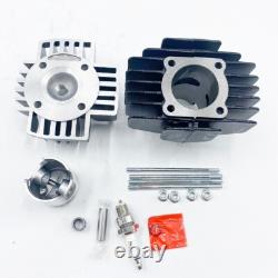 Yamaha Pw50 60cc Big Bore Kit Set Cylinder Piston Gasket Head Top End 1981-2009