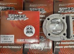 Yamaha Zuma 125 Bws 125 Big Bore Cylinder Kit 67mm Ttmrc 80mm Tall