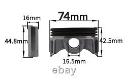Zongshen CB250-F 74mm Big Bore Kit