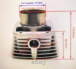 Zongshen CG250cc engine 72.5mm Big Bore KitOPEN BOX ITEM READ DESCRIPTION