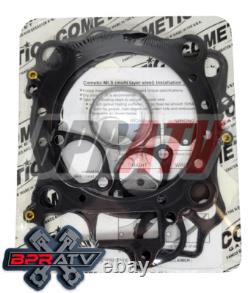 02-08 CRF450R CRF 450R Piston de grand diamètre +4 CP 100mm 100 mil et kit de joints de haut moteur