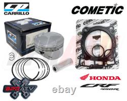 02-08 CRF450R CRF 450R Piston de grand diamètre +4 CP 100mm 100 mil et kit de joints de haut moteur