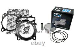 02-08 CRF450R CRF 450R Piston de grand diamètre +4 CP 100mm 100 mil et kit de joints de haut moteur