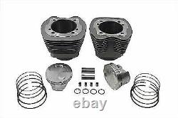 107 Kit De Cylindre De Came Jumelle Big Bore Pour Harley Davidson Par V-twin