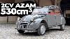 2cv Azam 1966 Optimisation Subtile Kit De Cylindre 530cc Big Bore