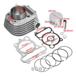 70mm Pour Yamaha XT225 TTR225 Kit Haut de Cylindre Piston Joint Big Bore