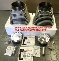883-1200 Cylindre Et Piston Sifton Big Bore Kit De Conversion 9,51 Sportster 86-03