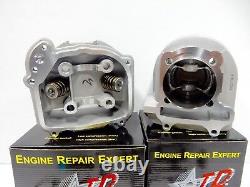 Ensemble de cylindre 172cc 61mm BIG BORE TAIDA (OD 62.7) (soupapes 28.5 / 24mm) avec piston en fonte