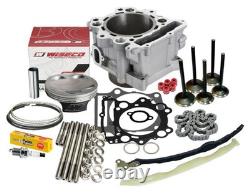 Guides de chaîne de distribution Rhino Grizzly 660, soupapes, kit de surdimensionnement 686, reconstruction du haut moteur 102 mm