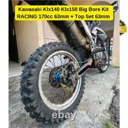Kawasaki Klx140 Klx150 Kit de Gros Cylindre RACING 170cc 63mm + Ensemble Supérieur 63mm EXPRESS SHI
