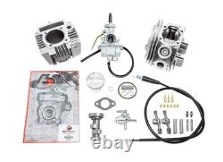 Kit Big Bore 114cc V1 avec culasse de course et carburateur de 20 mm pour Honda TRX90 TRX 90, compatible avec la boîte à air d’origine
