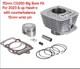 Kit Big Bore 70mm Avec Goupille De Biellette De 15mm Pour Cg250 Hawk-x Tao Tao 2023 Et Plus
