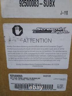 Kit Big Bore M8 Softail 119CI Stage 3 Noir Screamin' Eagle NEUF
