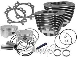 Kit Big Bore S&S 100 Sidewinder Wrinkle Black #910-0646 Harley Davidson