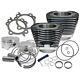 Kit Big Bore S&s 107 Bolt-in Noir Texturé #910-0500 Harley Davidson