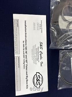 Kit Big Bore S&S Bolt-In avec Cylindres Argent S&S 910-0480 pour HD Twin Cam 07+