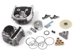 Kit Big Bore Wingsmoto 100cc pour Moped GY6 à soupapes de 69mm, 49CC 50CC 139QMB.