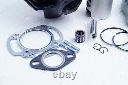 Kit big bore 80cc cylindre 48mm compatible avec Honda DIO 50 AF18E SYM DD50 Jolie 50 @TW