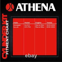 Kit cylindre Athena Big Bore 130cc pour Kawasaki KLX110 Suzuki DRZ110, upgrade 57 mm