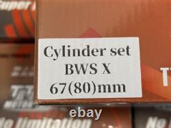 Kit cylindre Big Bore 67 mm pour Yamaha Zuma 125 Bws 125 Ttmrc hauteur 80 mm