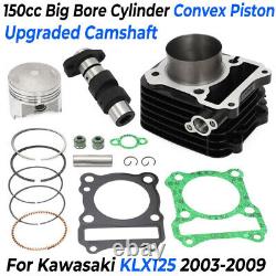 Kit cylindre Big Bore de 150 cc avec arbre à cames amélioré pour piston pour Suzuki DRZ125 1994-2021