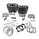 Kit Cylindre S&s 124 Big Bore 4-1/8 Noir Pour Harley Twin Cam 2007-2016 910-0338