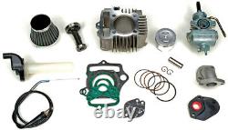 Kit cylindre piston Big Bore 88CC BBR Motorsports avec came et carburateur pour Honda CRF/XR50