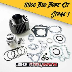 Kit de conversion 88cc à gros cylindre 50 Caliber Racing Stage 1 pour Honda Z50A Monkey Bike Mini
