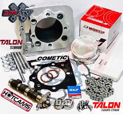 Kit de culasse Honda 400X 87m Big Bore Stage 2 Hotcam +2 Piston de cylindre 416cc