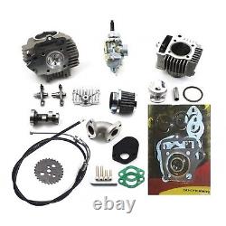 Kit de culasse de course 88cc Vintage Big Bore adapté pour Honda Z50 CT70 1968-81 carburateur 20mm 124cc