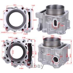 Kit de cylindre Big Bore 102mm 686cc pour Yamaha YXR660 YXR660F Rhino 660 2004-2007
