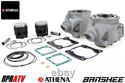 Kit de cylindre Big Bore Athena 68mm pour Yamaha Banshee avec piston, tête et dômes pour une reconstruction complète