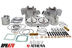 Kit de cylindre Big Bore Athena 68mm pour Yamaha Banshee avec piston, tête et dômes pour une reconstruction complète