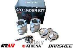 Kit de cylindre Big Bore Athena 68mm pour Yamaha Banshee avec piston, tête et dômes pour une reconstruction complète