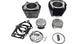 Kit de cylindre Monster Big Bore Revolution 143 Noir Contrast NSC Harley M8 17+