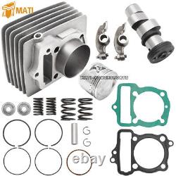Kit de cylindre à grand alésage, piston, arbre à cames et culbuteurs 58 mm 120 cc pour Honda CRF100F