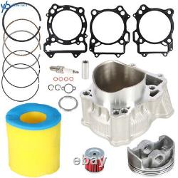 Kit de cylindre de gros alésage piston joint de culasse filtre à air pour Suzuki LTZ400/434cc de 2003 à 2014
