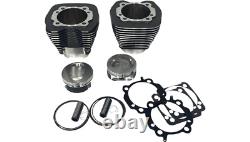 Kit de cylindre de monstre Big Bore Revolution 124 NSC Granite Harley Twin Cam 99-17