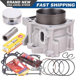 Kit de cylindre de piston Big Bore de 102mm 686cc pour Yamaha Grizzly Raptor Rhino 660 R