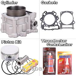 Kit de cylindre de piston Big Bore de 102mm 686cc pour Yamaha Grizzly Raptor Rhino 660 R