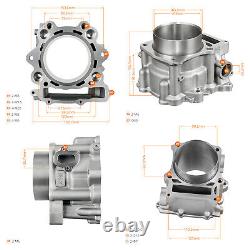 Kit de cylindre de piston Big Bore de 102mm 686cc pour Yamaha Grizzly Raptor Rhino 660 R