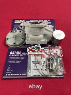 Kit de cylindre en céramique Uma Racing Kawasaki Kr150 Zx150 Victor150 Big Bore 65mm