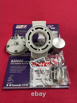 Kit de cylindre en céramique Uma Racing Kawasaki Kr150 Zx150 Victor150 Big Bore 65mm