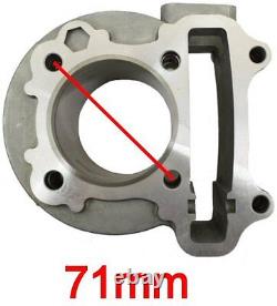 Kit de cylindre grand alésage NCY 88cc pour moteurs QMB139 50cc avec un alésage de 52mm