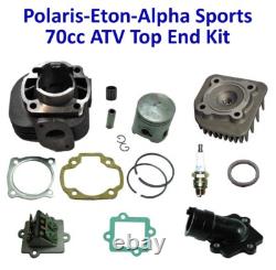 Kit de cylindre supérieur Big Bore 70cc pour Eton Impuls TXL50 Lightning AXL50 NXL50 ATV