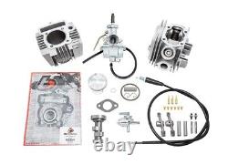 Kit de grande cylindrée Honda TRX90 TRX 90 114cc V1 Race Head avec carburateur de 20mm - Convient à la boîte à air d'origine