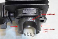 Kit de gros alésage 70cc 46mm pour scooter TGB Delivery 50, Key West 50, X-Race 50 2T